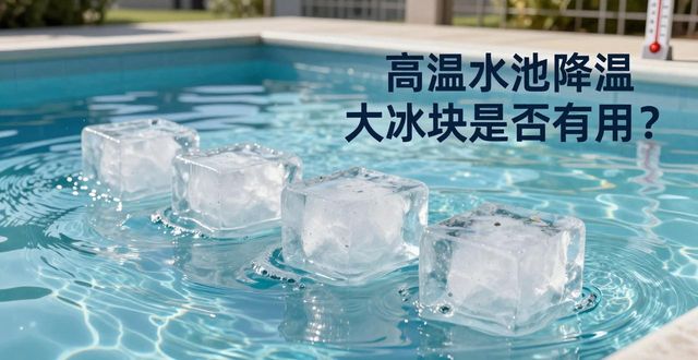 张家口高温水池降温大冰块，到底管不管用？